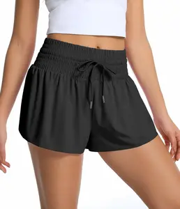OVESPORT Women's 2-in-1 Athletic Shorts Liner Pockets Tennis Skort High Waisted Athletic Running Skorts Gym Yoga Workout