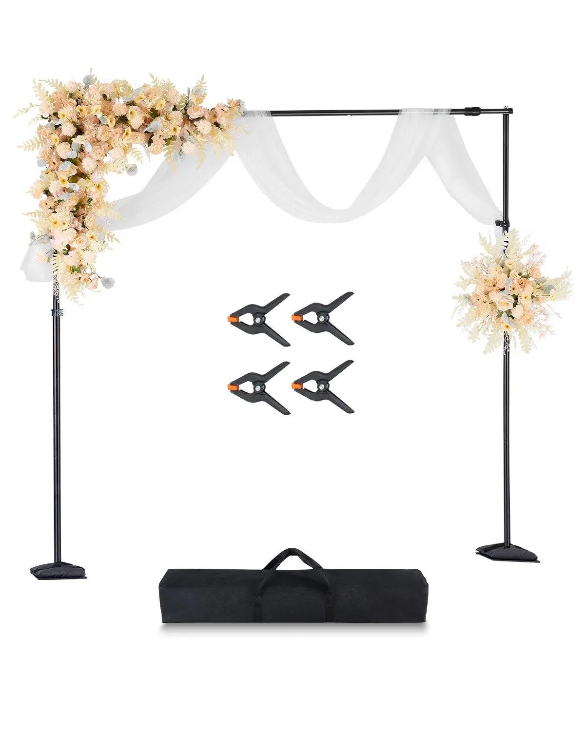 【SummerFinds】Backdrop Stand Background Stand Kit 8.5 x 10 ft for Party & Photo Studio