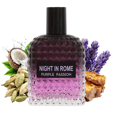 Night in Rome Purple Passion Eau de Toilette for Men 100ml Natural Spray Fragrance