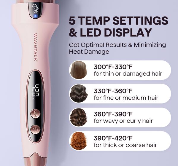 Wavytalk Blowout Boost Ionic Thermal Brush and Wavytalk Smooth Barrier Heat Protectant Spray Set