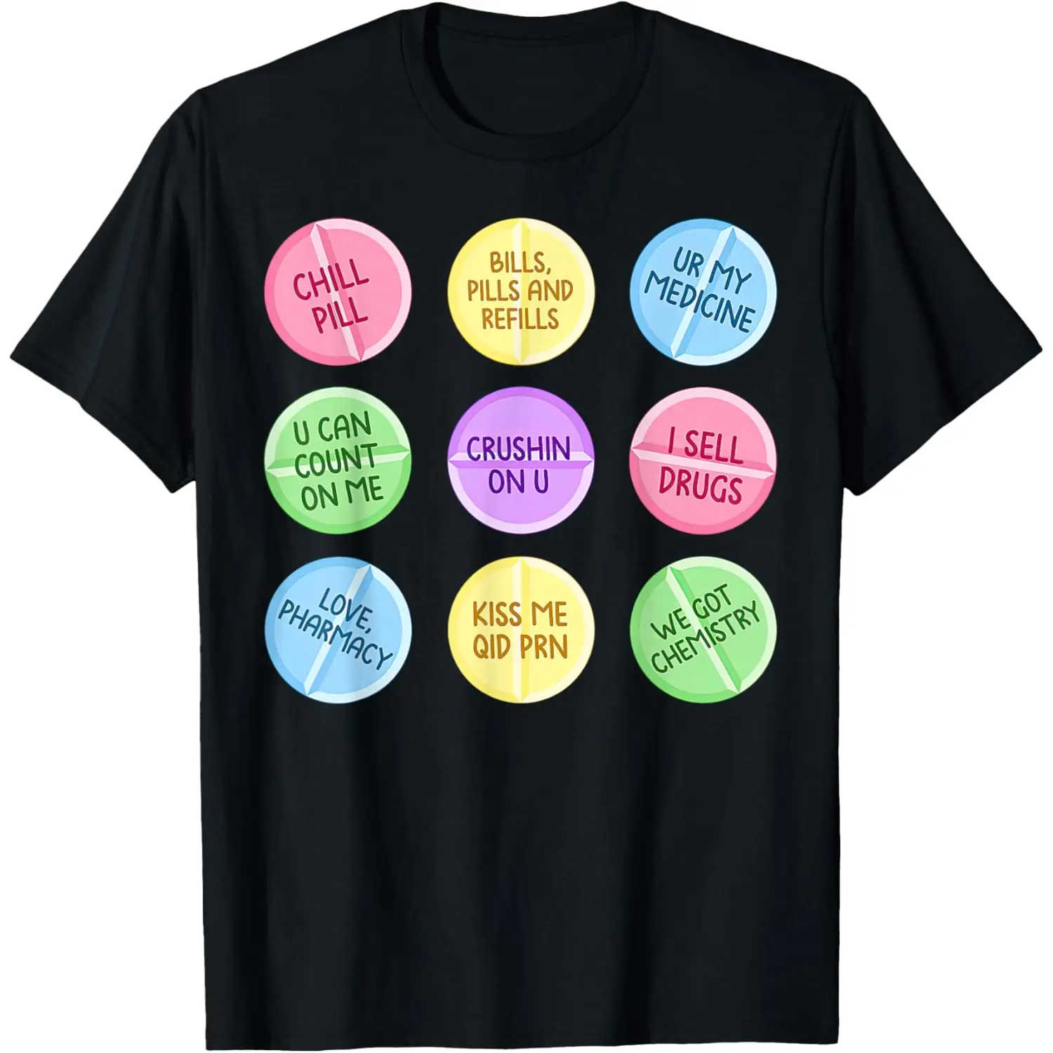 Graphic Tees Pills Pharmacy Easter Day Pharmacist Technician T-Shirt