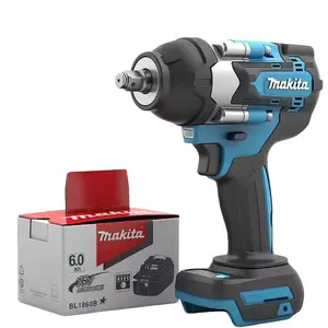 Makita DTW700 18V Variable Speed Brushless 700Nm Cordless Impact Wrench Auto Repair Construction Durable Ergonomic Grip Power Wrench Kit