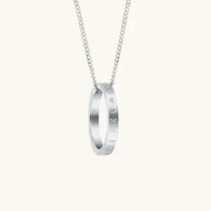 Always In My Heart (shiny) fidget ring necklace