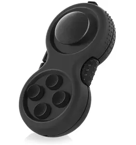 Original Fidget Toy Game, Rubberized Classical Controller Fidget Concentration Toy with 8-Fidget Functions and Lanyard - Excellent for Relieving Stress and Anxiety