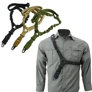 American Style Single Point Tactical Harness Real CS Tactical Gun Strap Military Enthusiast Outdoor Crossbody Safety Strap Protective Gear Outfit