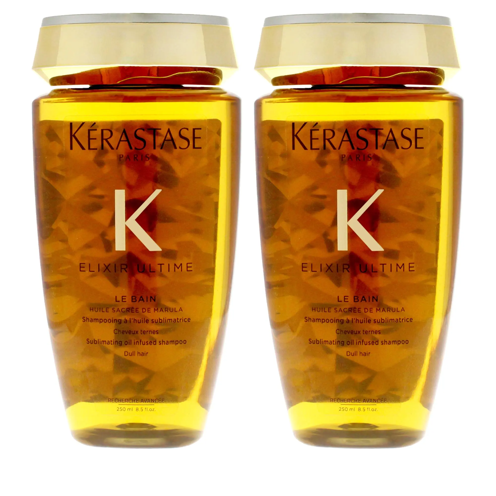 Kerastase Elixir Ultime Le Bain Unisex Haircare Shampoo - 8.5 fl oz, Pack of 2
