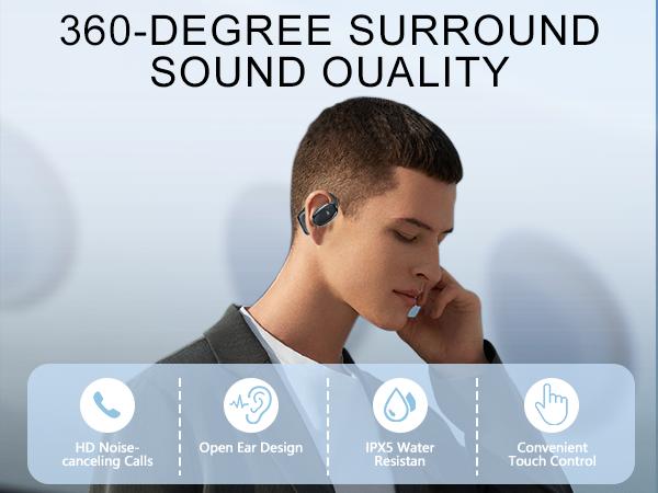 Z-ZIHNIC S+Global Pro AI Translation Earbuds 2026 New Model, Real-Time Voice Translator in 200+ Countries & 134 Languages via App, Open-Ear Bluetooth 5.4 Headphones, IPX5 Waterproof, HiFi Sound, Wireless Gaming & Sports Earphones for Travel, Music & Calls
