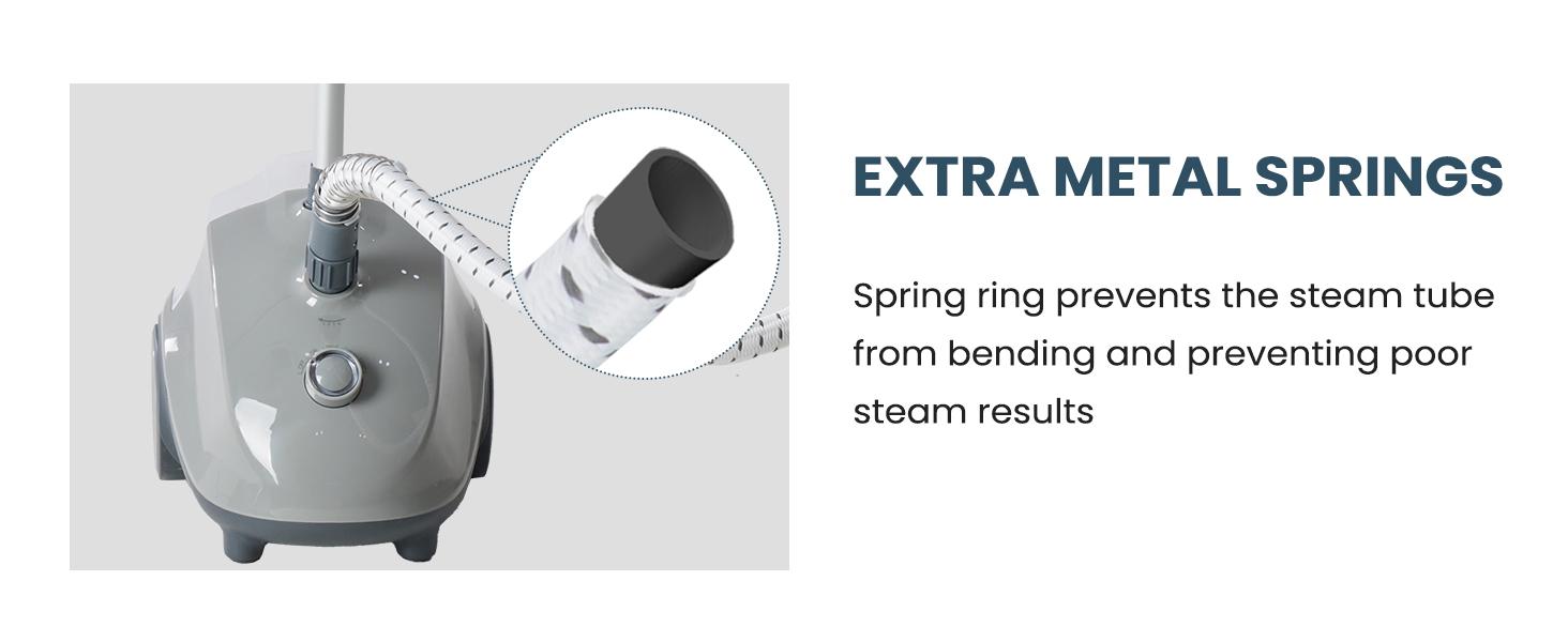 Sweetcrispy Standing Fabric Steamer Professional Wrinkle Remover 1500W Quick Heating 45 Secs Efficient Clothing Care with Large Water Tank & Easy Fill Sweetcrispy Standing Fabric Steamer Professional Wrinkle Remover 1500W Quick Heating 45 Secs Efficient Clothing Care with Large Water Tank & Easy Fill