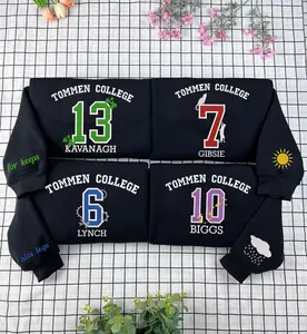 Custom Embroidered Tommen College Sweatshirt, Personalized Boys of Tommen Shirt, Bookish Merch Gift, Kavanagh 13, Lynch 6, Gibsie 7, Biggs10