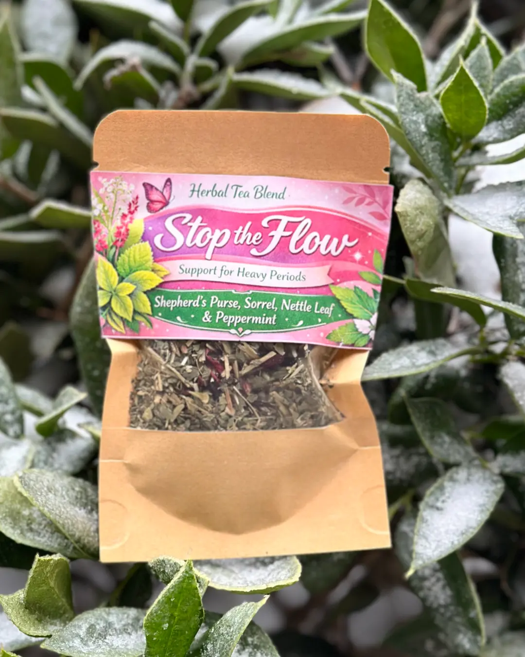 Stop the Flow - Herbal Tea to Combat Heavy Menstrual Cycles and Monthly Periods Bundle for Heavy Periods and painful periods