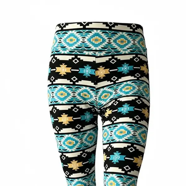 LuLaRoe Leggings for Women, Sporty Tribal Print Polyester Blend for a Smooth Look, Buttery Soft High Stretch Fabric for a Gym OOTD, Athleisure Wear, Sporty Chic, Women's Gym Wear, Bottoms