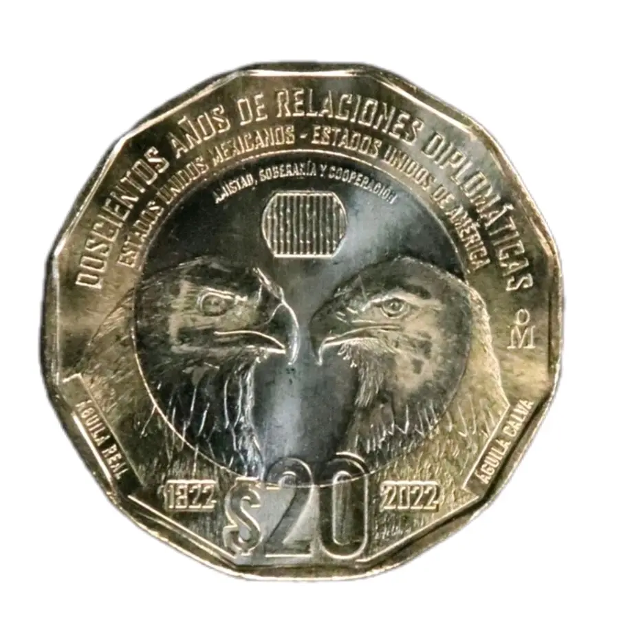 20 pesos 2022 conmemorativa