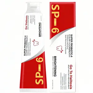SP-6 Probiotic Toothpaste - Niacinamide Whitening Toothpaste Enhanced Formula with 6 Probiotics for Teeth Whitening and Gum Health - Enamel-Safe, Fluoride-Free, Fresh Mint Flavor