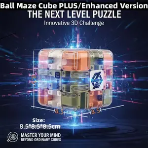 Maze Cube Puzzle - Educational Logic Cube for Kids, Parent-Child Battle Game, Stress Relief Toy for Logical Mind Sealed Workout Willpower