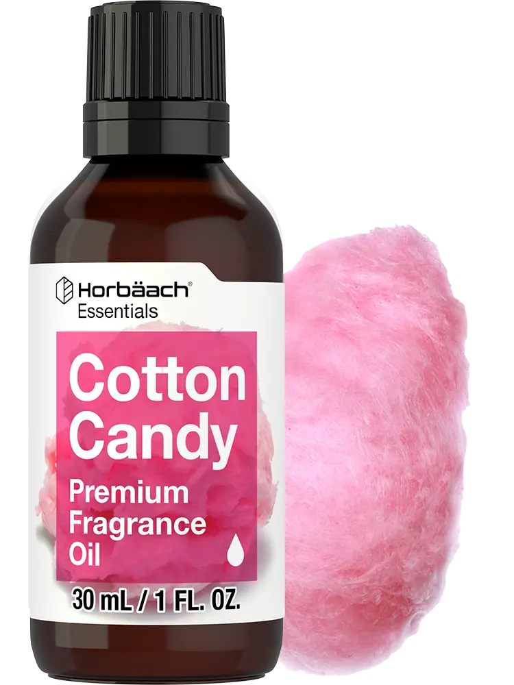Horbäach Cotton Candy Fragrance Oil | 1 fl oz (30ml) | Premium Grade | for Diffusers, Candle and Soap Making, Aroma Spray, DIY Projects & More