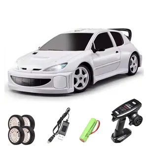 LDRC 1/28 LD2802 4WD 2.4GHz Remote Control Drift Car ESC Servo RC Racing Vehicle Motor Protection Full Nylon Frame RTR Model Toy