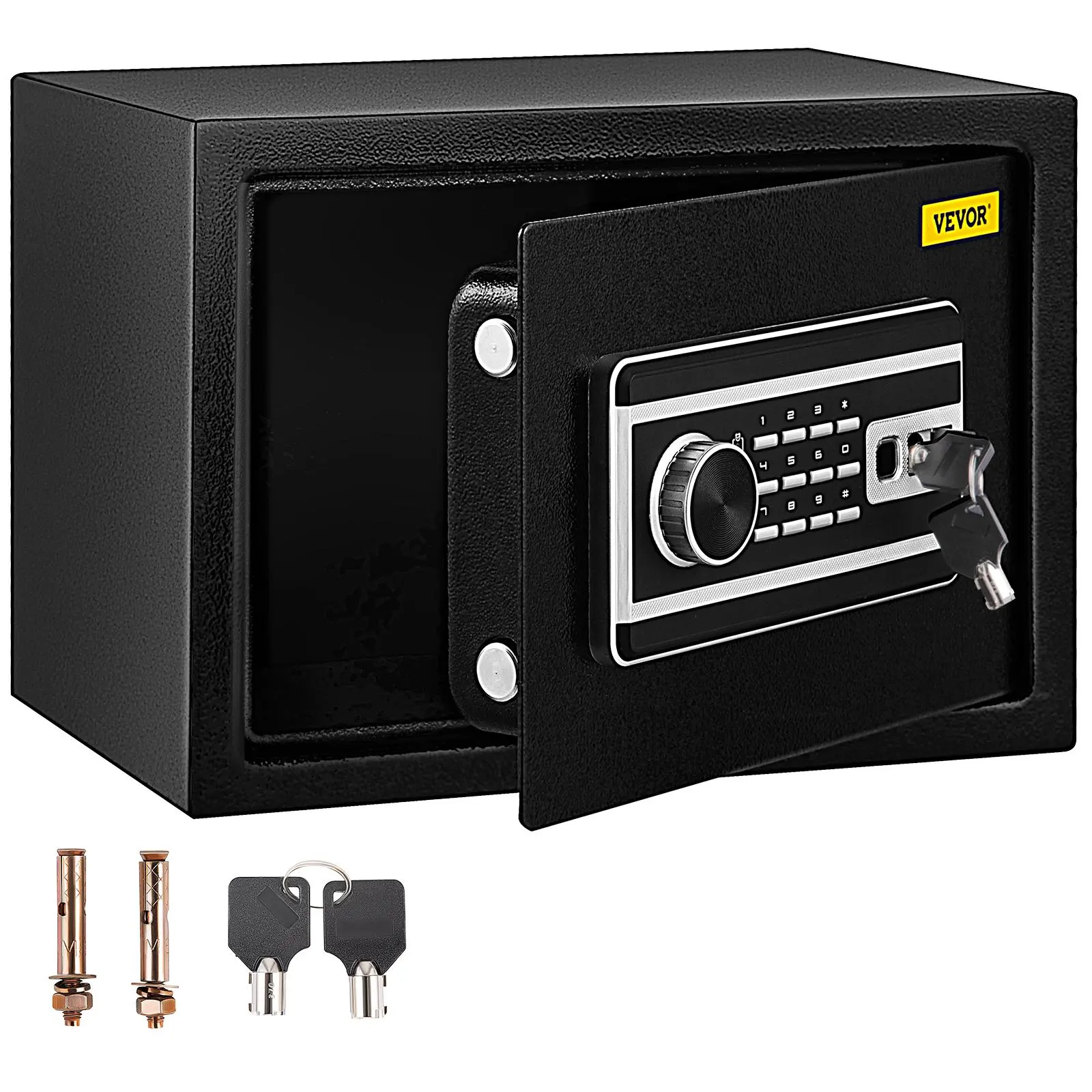 【Summerfinds】VEVOR Safe Box 0.8 Cubic Feet Money Safe with Fingerprint Lock and Digital Keypad LockFire & Water Resistant Home Safe with 2 Keys for Document ,CashJewelry,back to school haul,college school supplies,back to school shopping