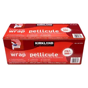 Kirkland Signature Plastic Food Wrap, 12 Inch x 3,000 Foot