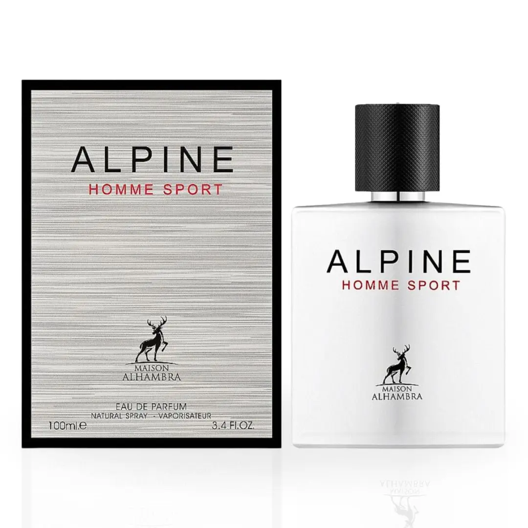 Alpine Homme Sport Eau De Parfum Spray 100ML (3.4 OZ) By Maison Alhambra | Embrace Luxury With Every Delicate Spritz.