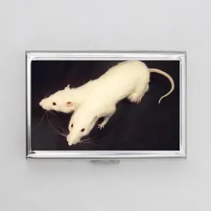 2 Headed Rat Cigarette Case or Card Holderr