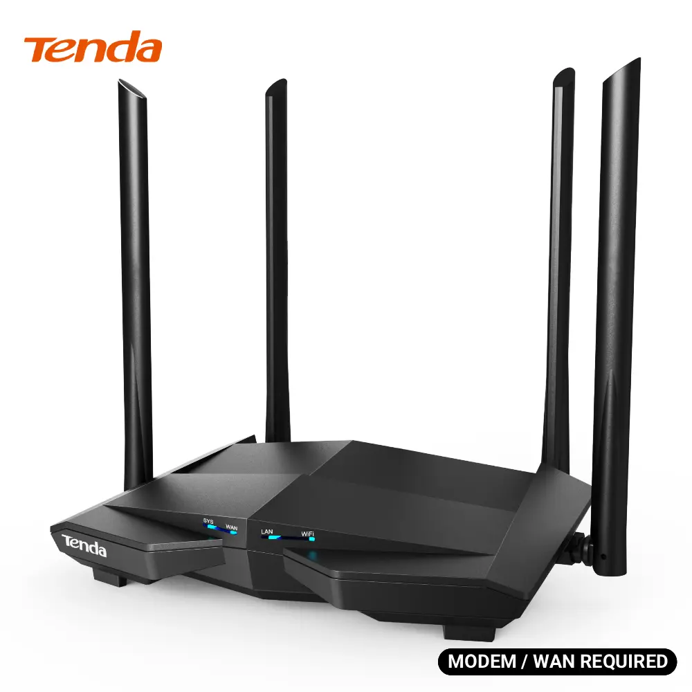 Tenda AC1200 WiFi Router, Dual Band Gigabit Wireless Internet Router - 4 Gigabit Ports, Up to 1.2 Gbps Speed, MU-MIMO, Beamforming, Parental Control, Guest WiFi, IPv6, Easy Setup(AC10) tiktokshopbacktoschool