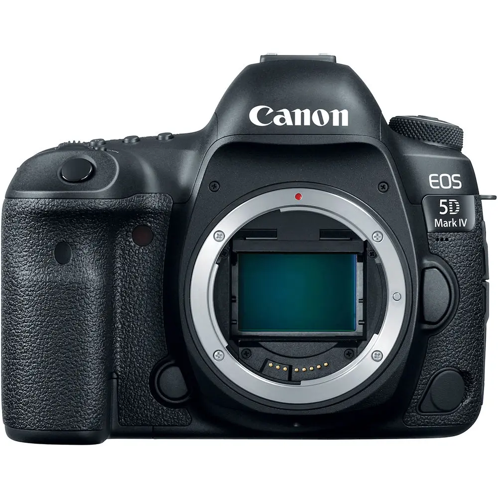 Canon EOS 5D Mark IV Full-Frame DSLR Camera with Canon Log, LCD Screen, Wi-Fi/NFC, SD Card Slot