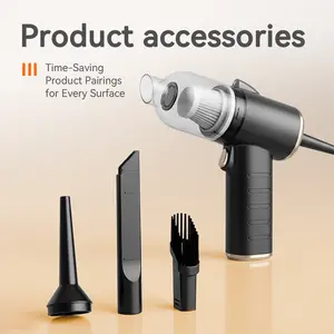 Cordless Car Vacuum High Power, 5500Pa, Built-in LED Lgiht-proof, Low-noise, 3H Fast Charge,3000mAh, Portable Vacuum for Car Interior Home Cleaning Cleaner Automotive