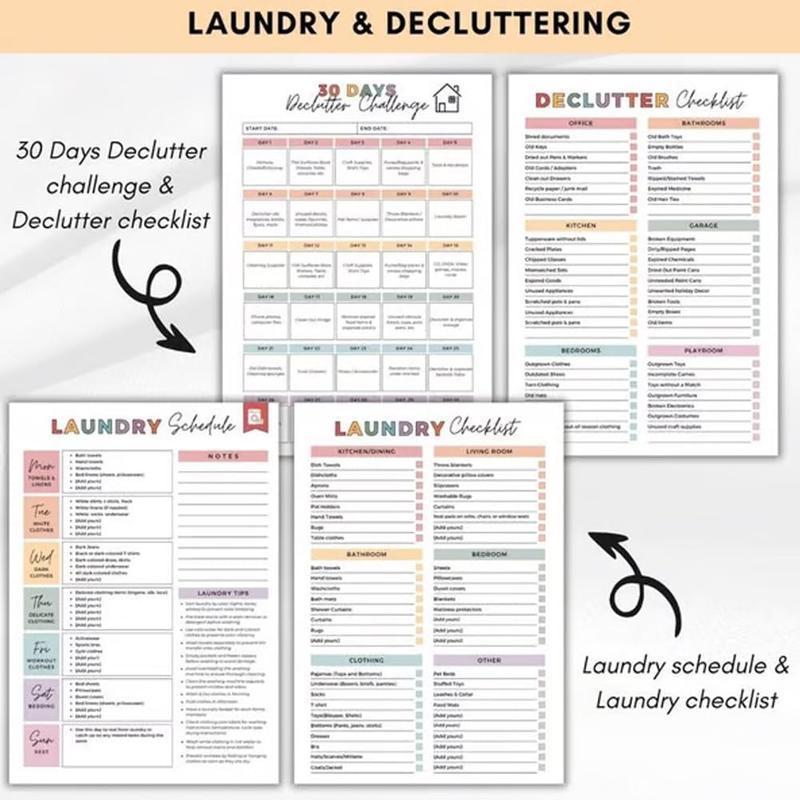 ADHD Cleaning Planner & Daily Checklist | Gamified Housekeeping Journal for Neurodivergent Focus | Viral Home Organization Notebook