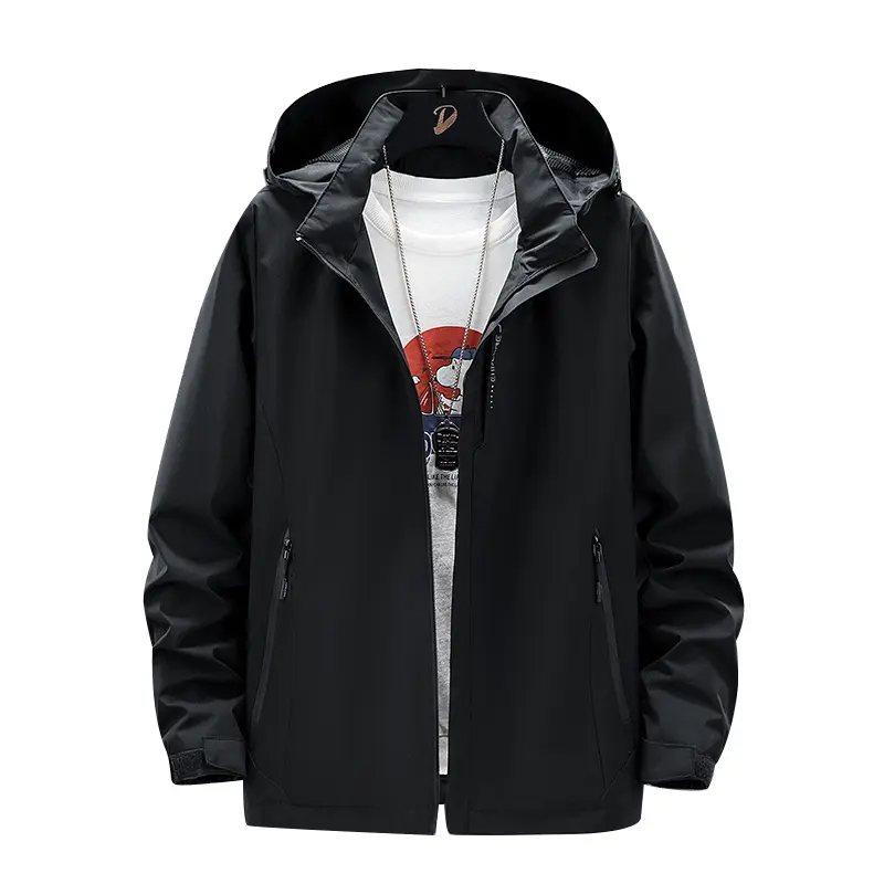 Men's Graphene Waterproof Windbreaker - Lightweight Windproof Hooded Jacket for Outdoor Hiking Waterproof jacket men, Graphene jacket, Techwear windbreaker, Mens outdoor gear, Winter hooded jacket