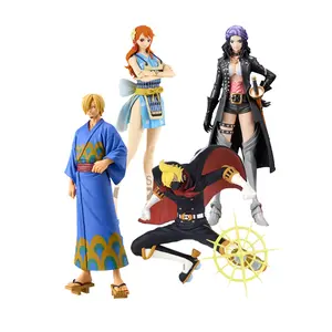 ONE PIECE Sanji/Nami/Nico Robin Official Anime Figure PVC Collectible Figurine Table Ornament Fan Collection Holiday & Birthday Gifts