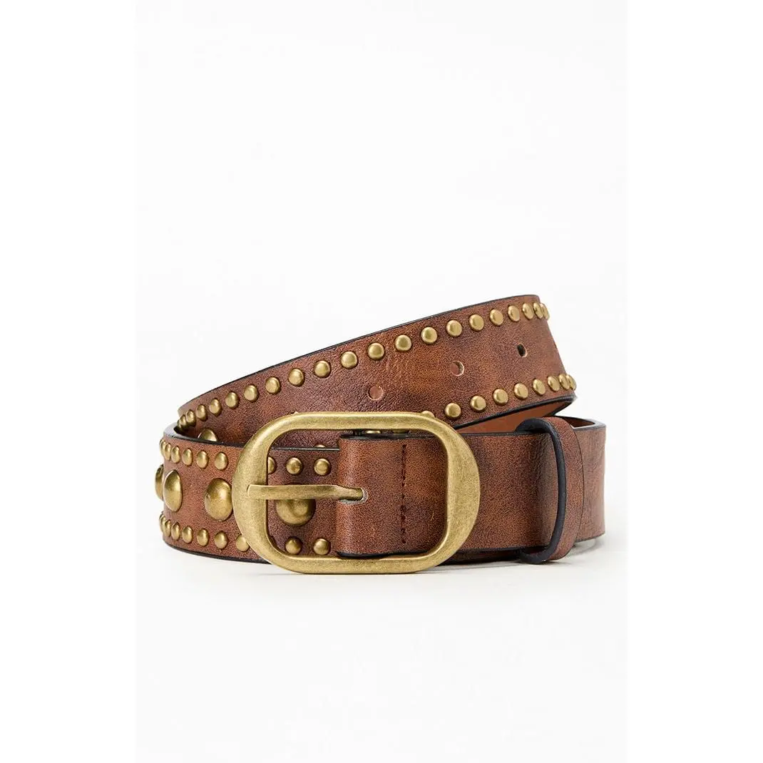 Pacsun Women's Josie Faux Leather All-Over Studded Belt