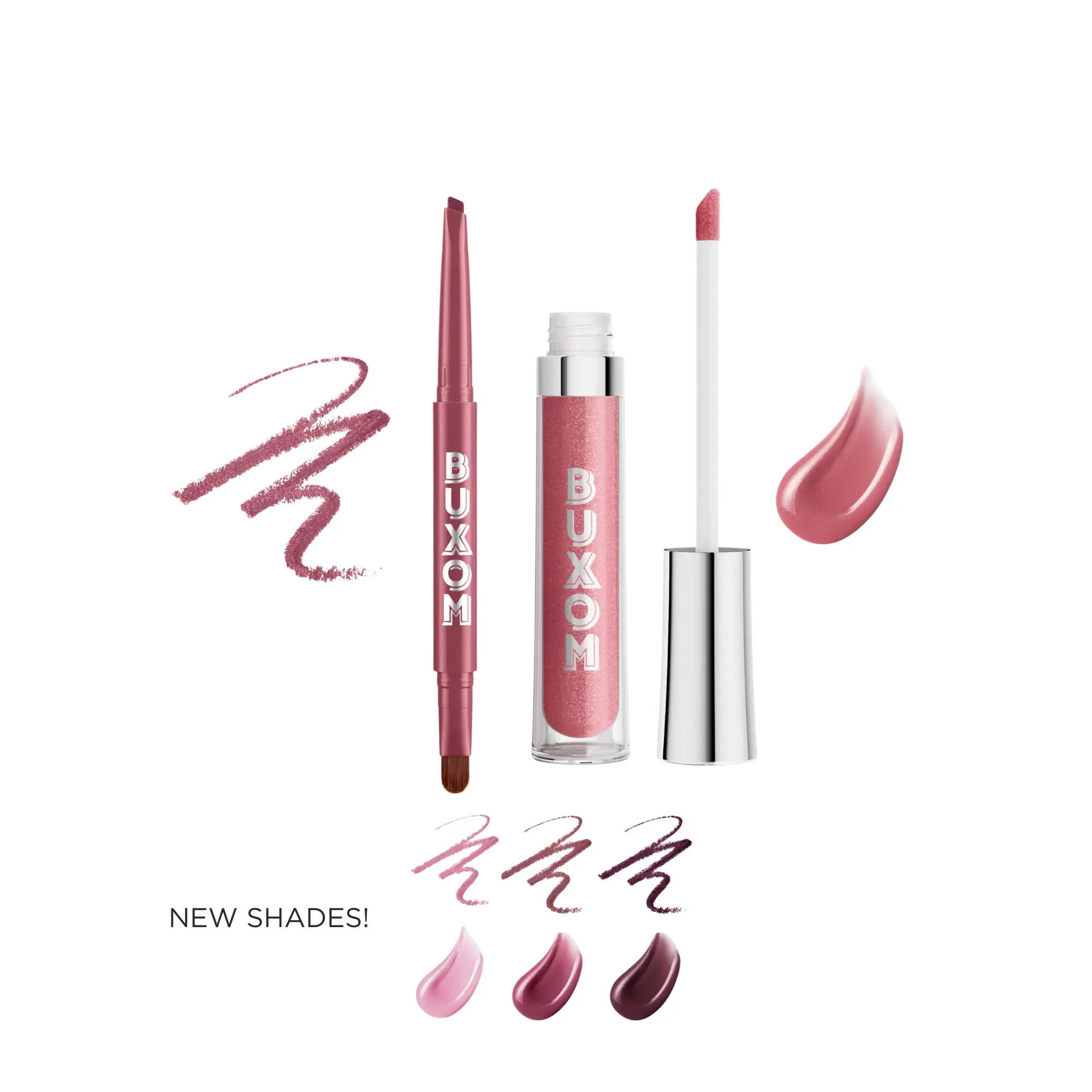 BUXOM Must Have Dolly Bundle - Full-On Plumping Lip Polish Gloss & Power Line Plumping Lip Liner - New Dolly Shades Lipgloss, Plumping, Nourishing, Long-Wear