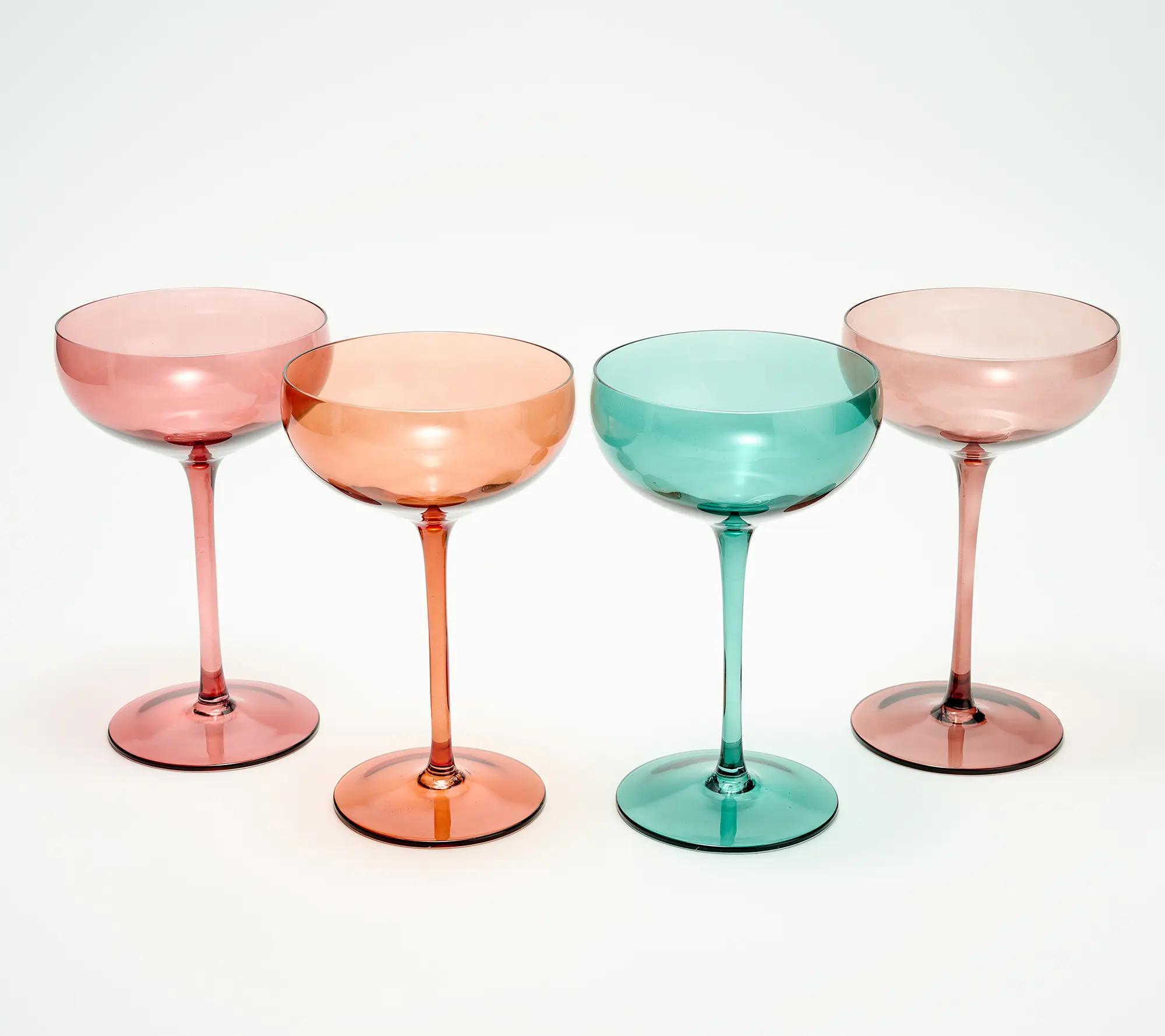Jessie James Decker 4 Piece Coupe Glass Drinkware Set