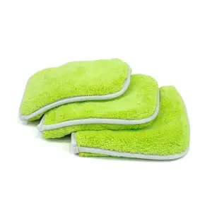 [Double Flip] Rinseless Car Wash Microfiber Towel (8 in. x 8 in., 1100 gsm) 3 pack
