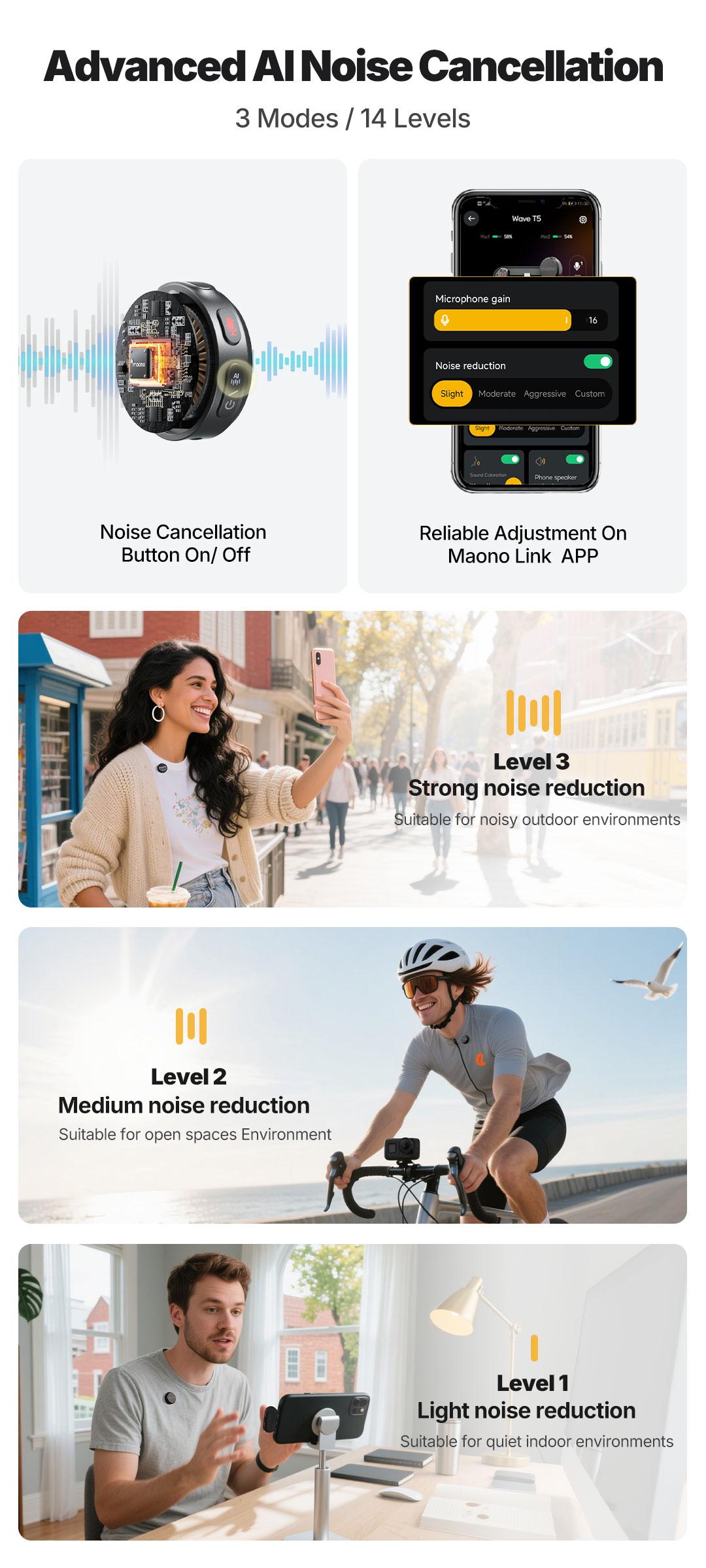 Maono T5 Wireless Lavalier Microphone, Audio Noise Reduction, Compatible with PC Camera, iPhone, Type C Android Smartphone, Ideal For Youtube, Facebook,TikTok Video Vlogging, Streaming, Recording, Interview, Content Creating. Maono T5 Wireless Lavalier Microphone, Audio Noise Reduction, Compatible with PC Camera, iPhone, Type C Android Smartphone, Ideal For Youtube, Facebook,TikTok Video Vlogging, Streaming, Recording, Interview, Content Creating.