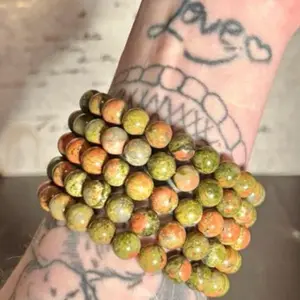 Unakite bracelet