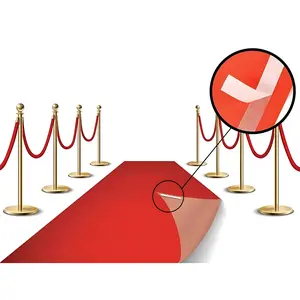 Hollywood Party Decoration Fabric Red Carpet Floor Runner 70GSM 3x50