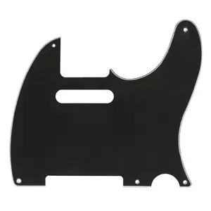 5-Hole Telecaster Pickguard - 3-Ply Black