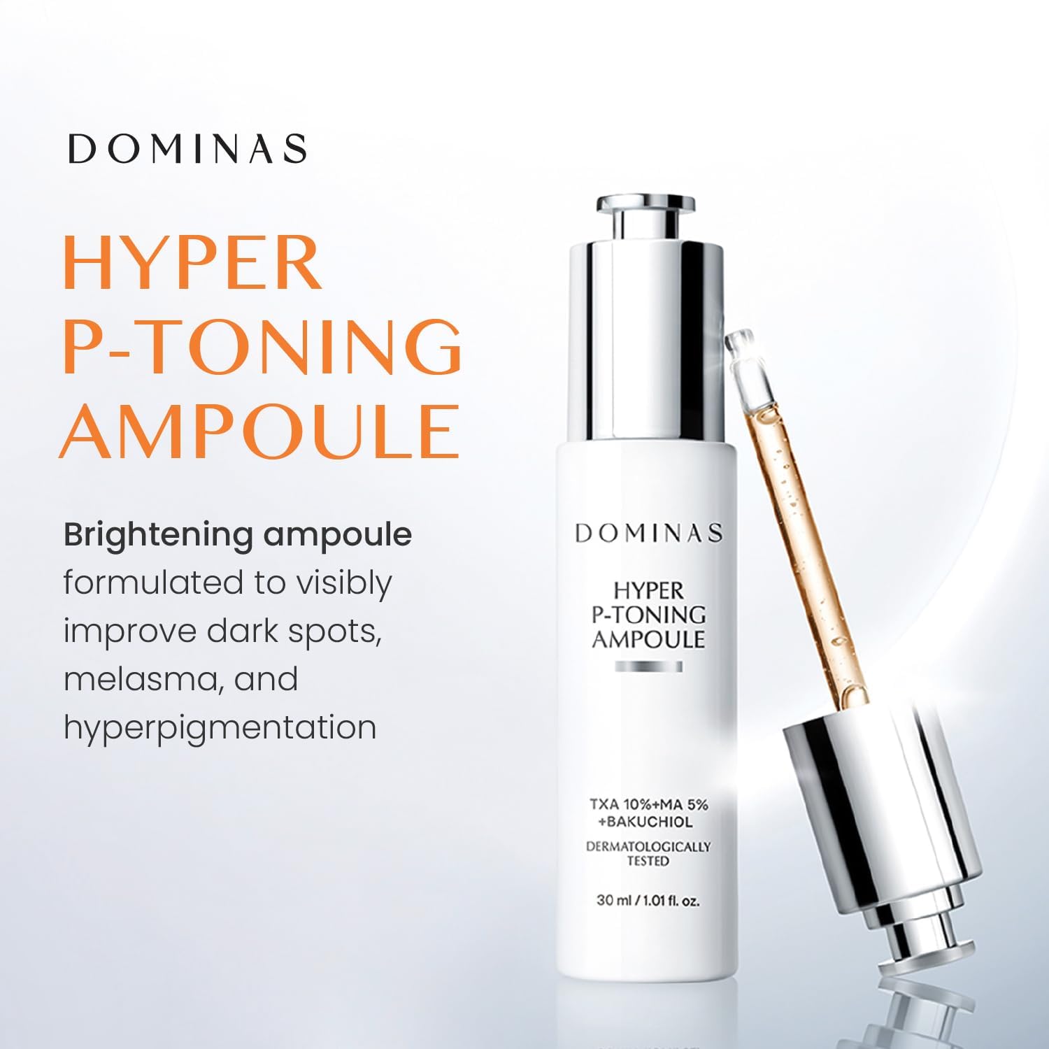 DOMINAS Hyper P-Toning Serum with Niacinamide & Tranexamic Acid for Dark Spot Reduction 30ml Korean Skin Repair