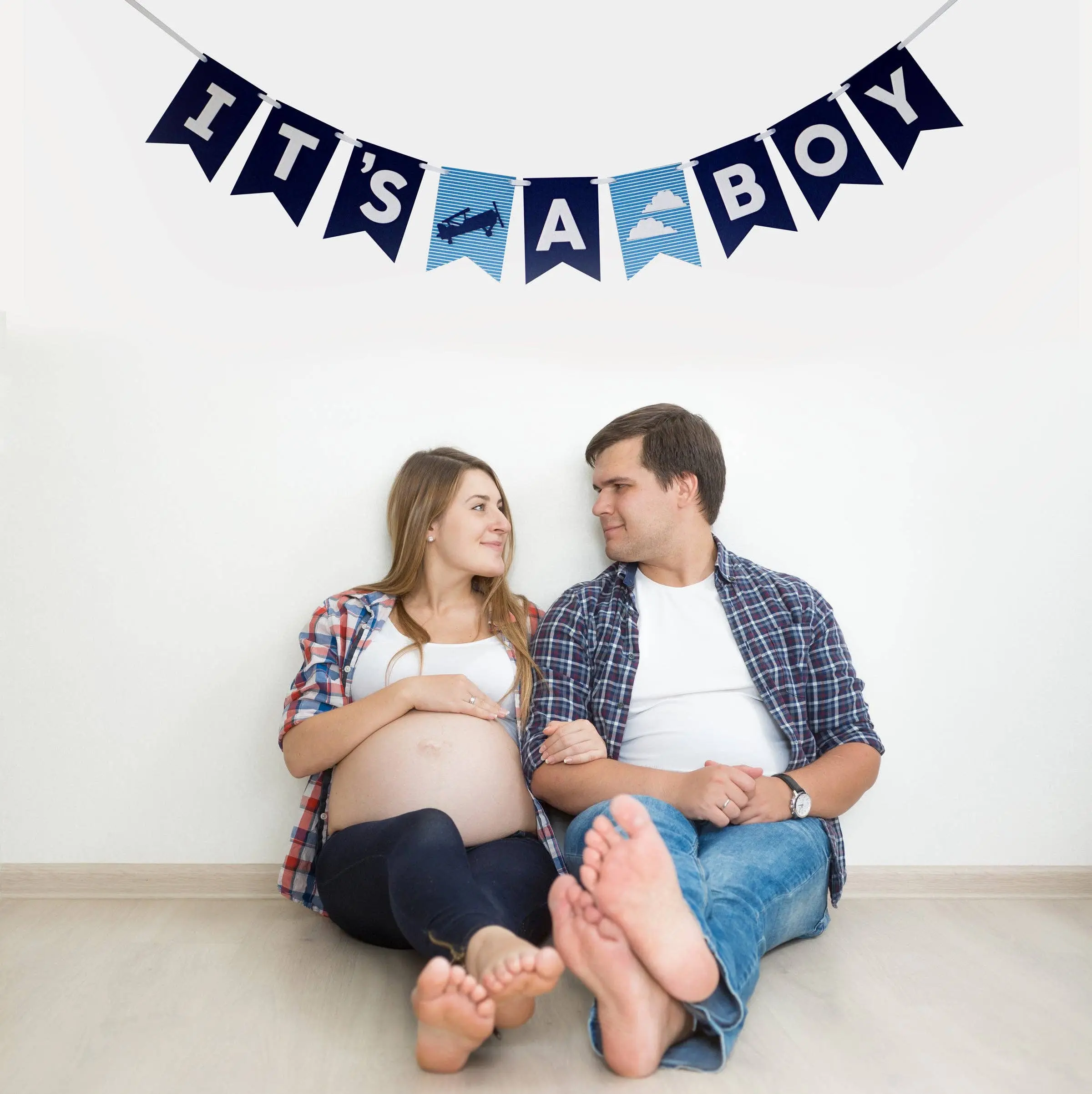 It's A Boy Felt Banner