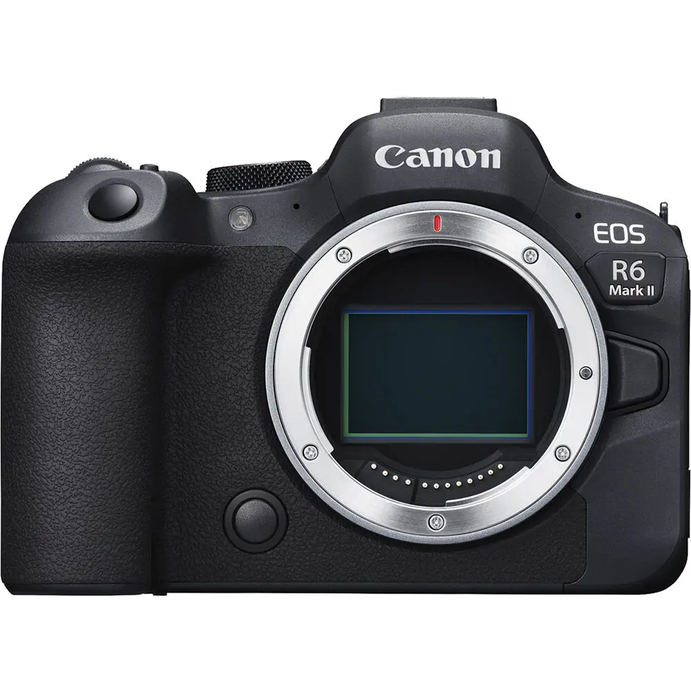 Canon EOS R6 Mark II Handheld Mirrorless Digital Camera Body - Wireless SD Memory Card Compatibility, USB Port Charging Support