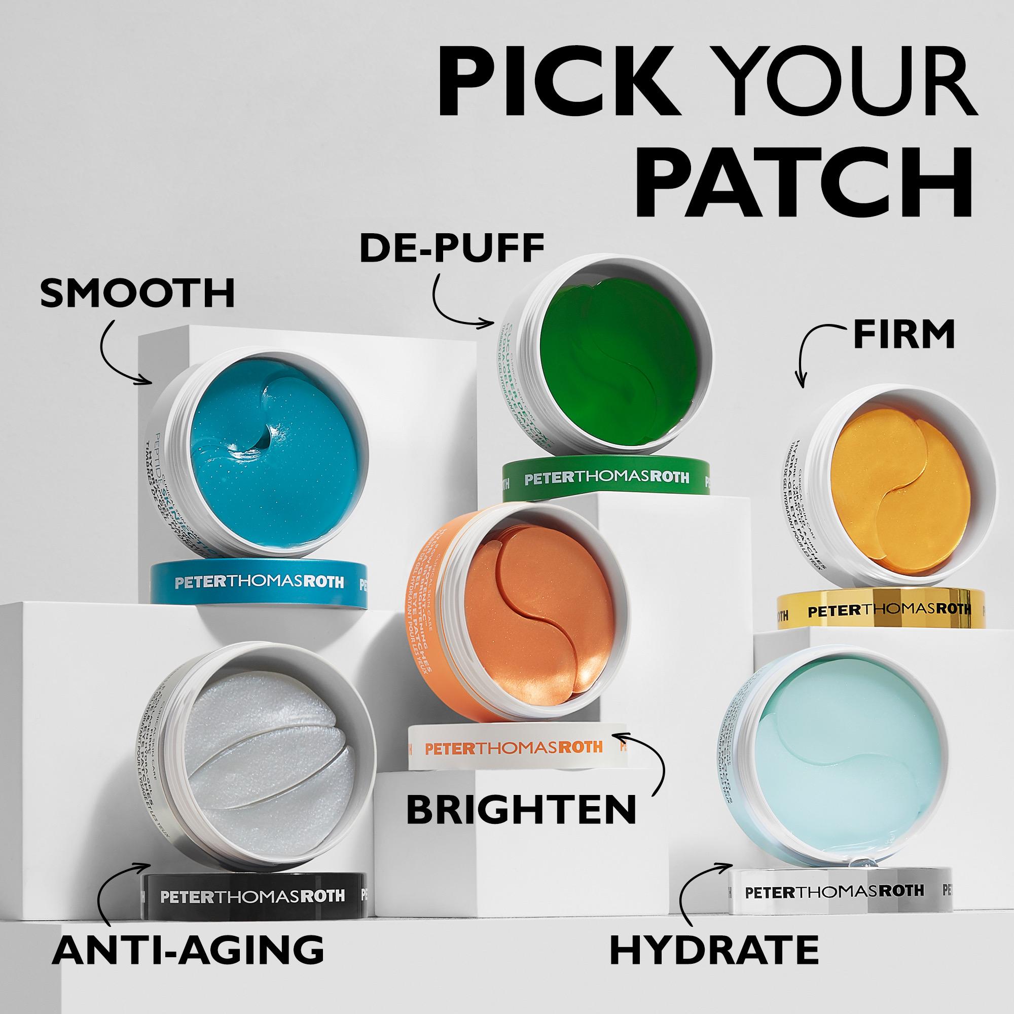 Peter Thomas Roth Peptide Skinjection Expression Line Hydra-Gel Patches with Niacinamide