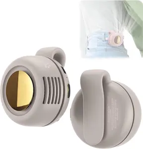 Summer Portable Mini Bladeless Fan, 3-Speed Clip-on Fan for Shirt and Waist