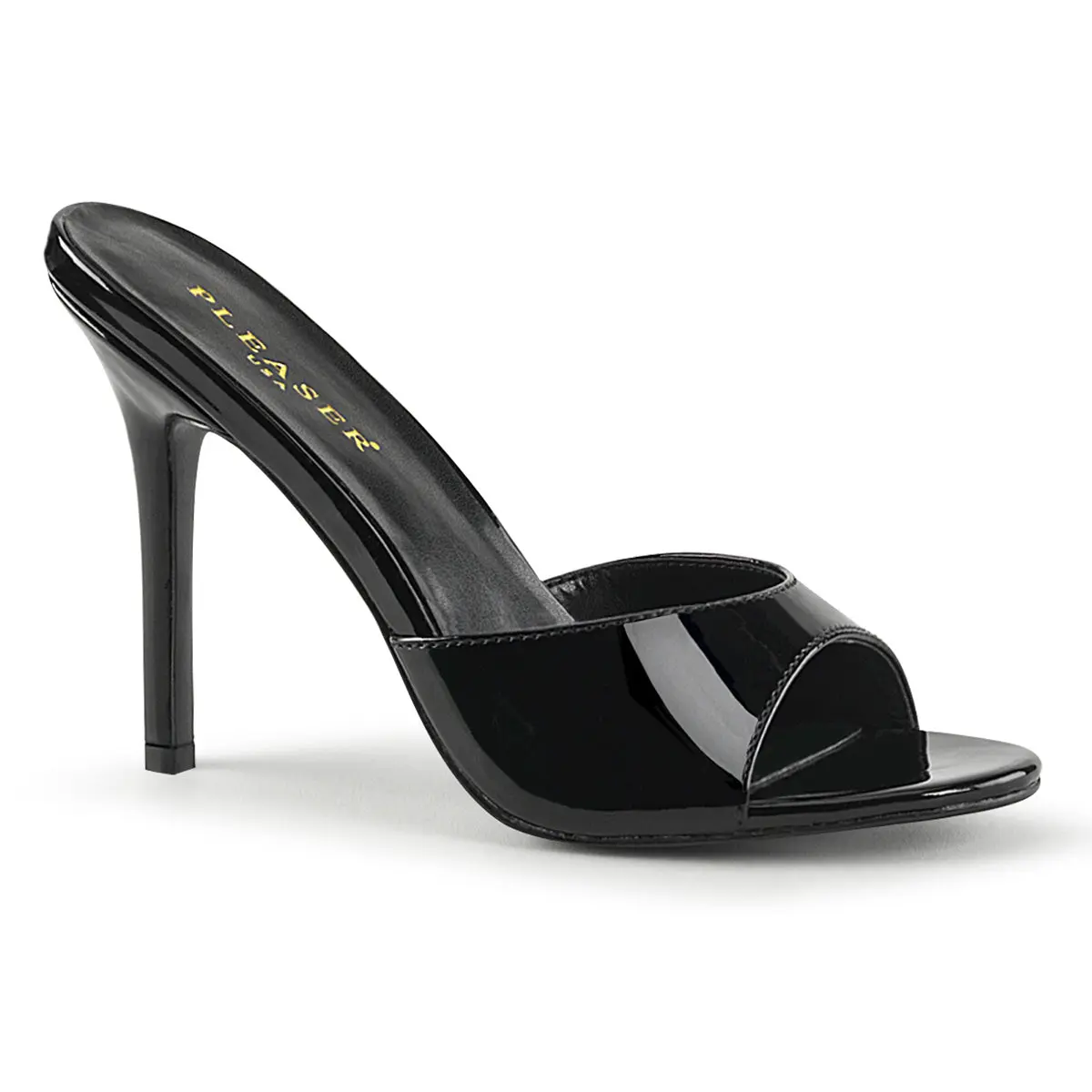 Women's 4-in Slip-On High Heels - Classique-01 Black Elegant Fashionable Sandals, Casual Heels for Special Events, Women's Shoes, Fashionable Party Shoes, Comfortable Heels