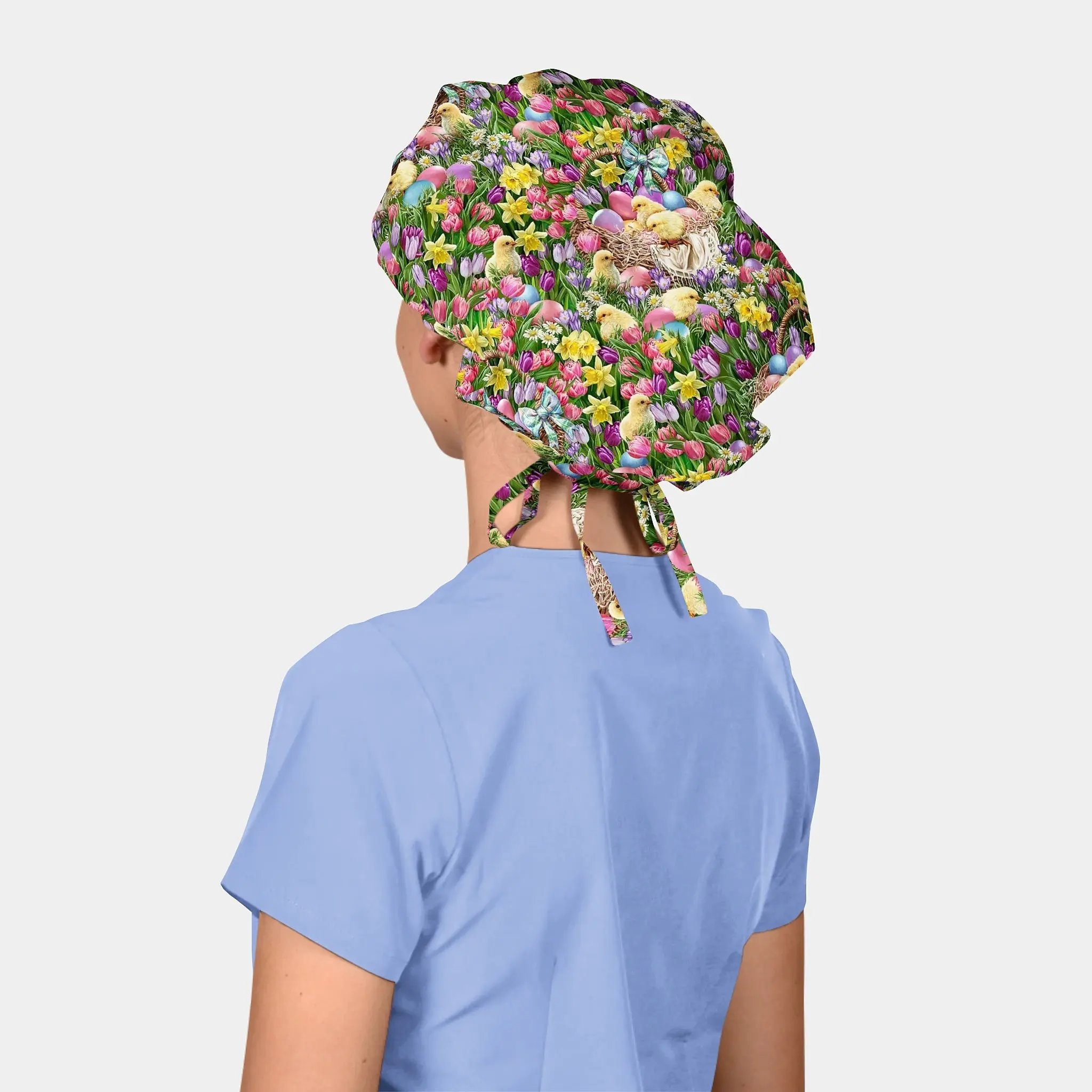 Peeps - Poppy Bouffant Surgical Cap