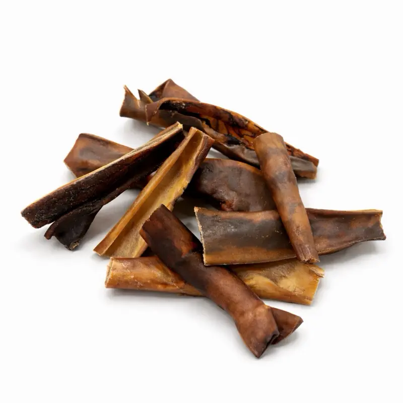 4-6” Camel Cheek Dog Chews (1 Pound) Single-Ingredient Long Lasting Dog Treats - Loaded with Collagen - Supports Dental Health - Single-ingredient Australian Camel Cheek - 100% Natural - Only Washed with Water - Aggressive Chewers