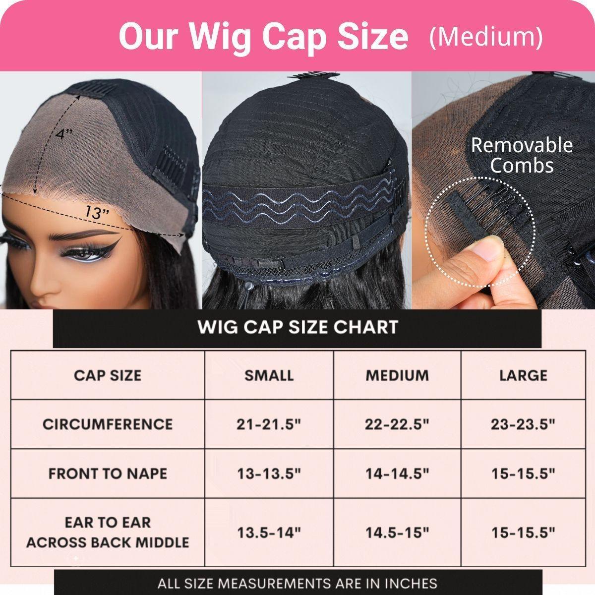 Menglle New Yaki Loose Wave Fluffy Bounce Pre Wand Curly 13x4 Lace Front Wig Transparent Glueless Ready to Wear Pre-cut Lace Human Hair Wigs#greenish#TikTokShopSpringGlowUp