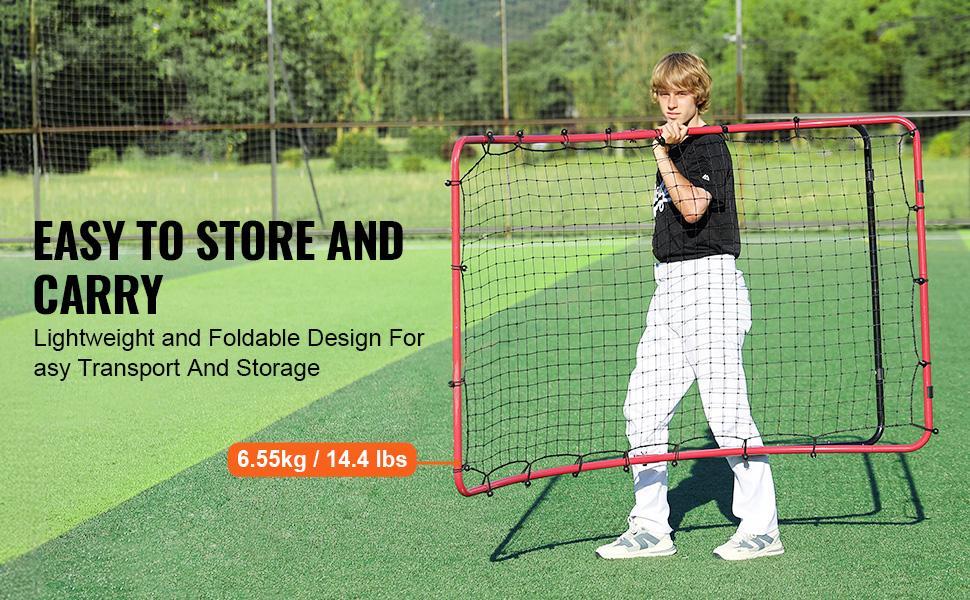 VEVOR Baseball And Softball Rebounder Net, 4 x 5.5 ft PitchBack Baseball Pitching Nest, Pitch Return Trainer Rebound Net with Pitching Target, All Angle Fielding Rebound Net for Grounders Pop Flies VEVOR Baseball And Softball Rebounder Net, 4 x 5.5 ft PitchBack Baseball Pitching Nest, Pitch Return Trainer Rebound Net with Pitching Target, All Angle Fielding Rebound Net for Grounders Pop Flies
