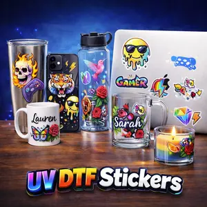 UPLOAD a Sheet of UV DTF Stickers