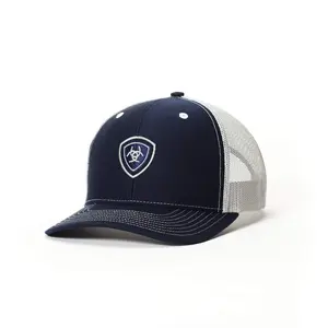 Ariat Men's Baseball Cap Richardson Adjustable Strap Embroidered Logo Mesh Back Snapback Patch Cap Hat